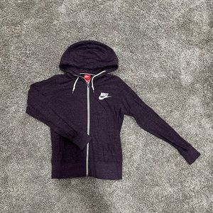 Nike purple zip up